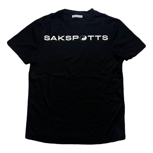 Pre-owned Saks Potts T-shirt In Black