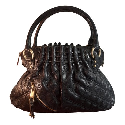 Pre-owned Marc Jacobs Stam Leather Handbag In Black