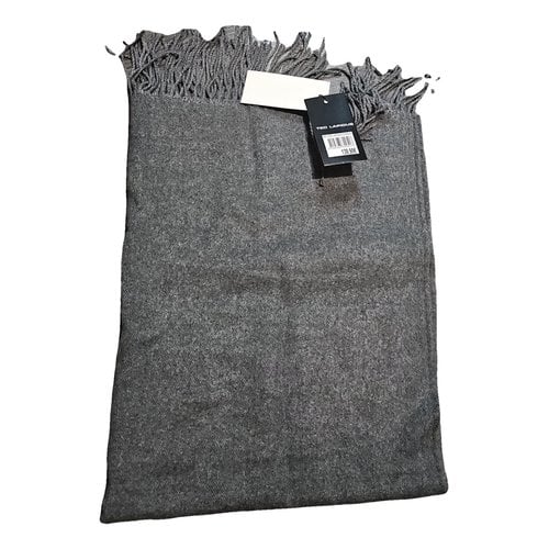 Pre-owned Ted Lapidus Cashmere Scarf In Grey