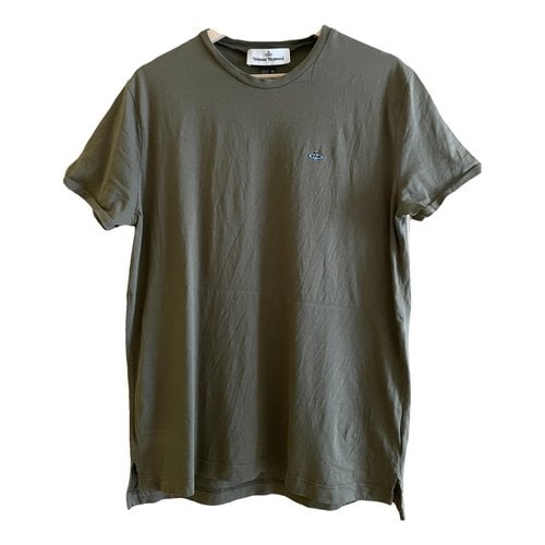 Pre-owned Vivienne Westwood T-shirt In Khaki