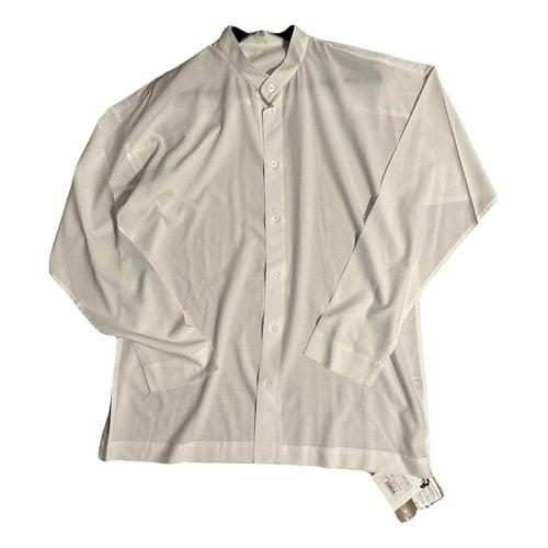 Pre-owned Issey Miyake Shirt In White