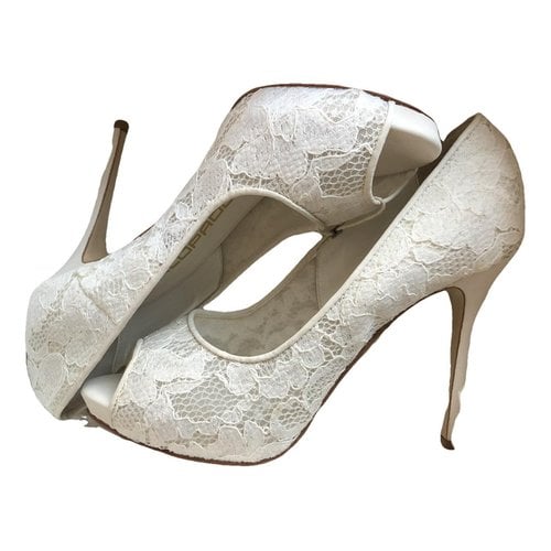 Pre-owned Giancarlo Paoli Heels In White