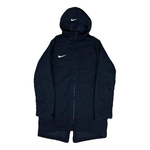 Pre-owned Nike Coat In Blue