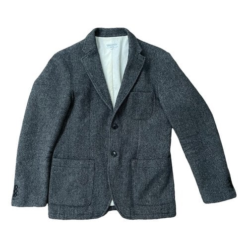 Pre-owned Cuisse De Grenouille Wool Jacket In Grey
