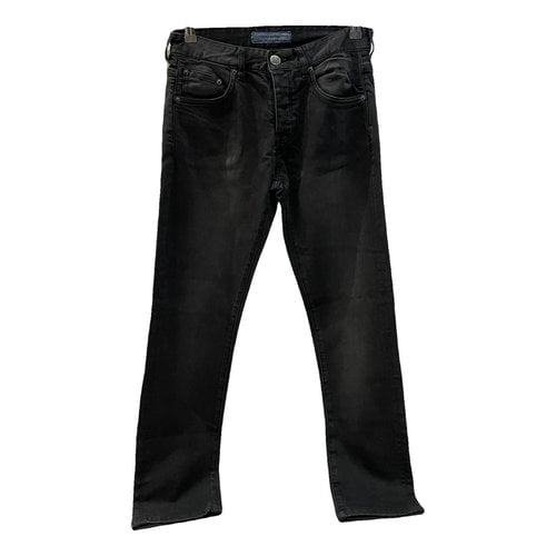 Pre-owned Scalpers Slim Jeans In Black