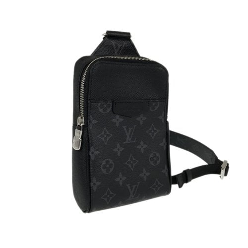 Pre-owned Louis Vuitton Cloth Belt Bag In Black