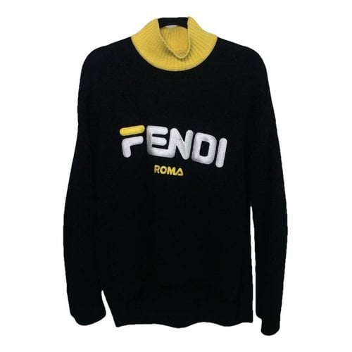 Pre-owned Fendi Wool Knitwear In Black