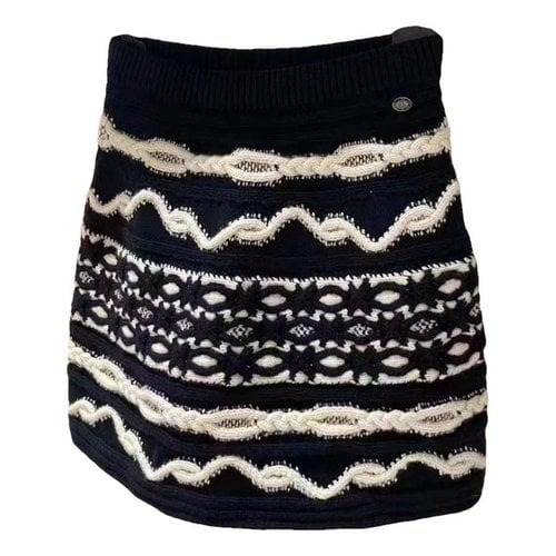 Pre-owned Chanel Wool Skirt In Multicolour