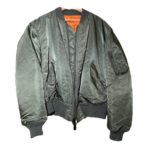 Pre-owned Alpha Industries Jacket In Green