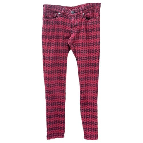 Pre-owned Hysteric Glamour Trousers In Red