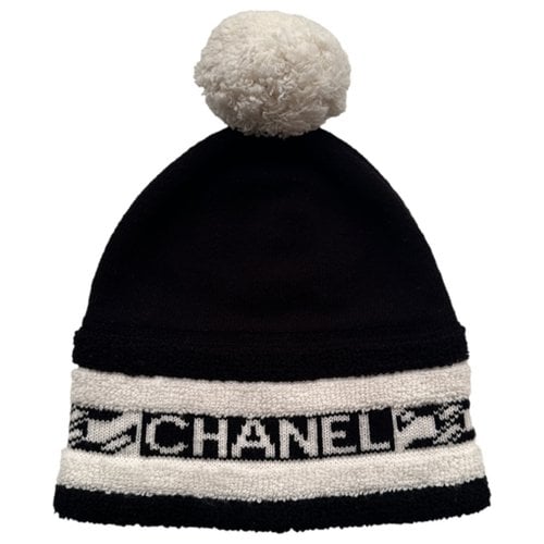 Pre-owned Chanel Cashmere Beanie In Black