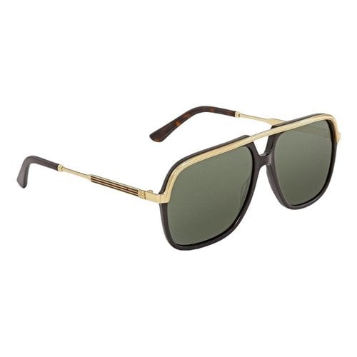 Pre-owned Gucci Aviator Sunglasses In Multicolour