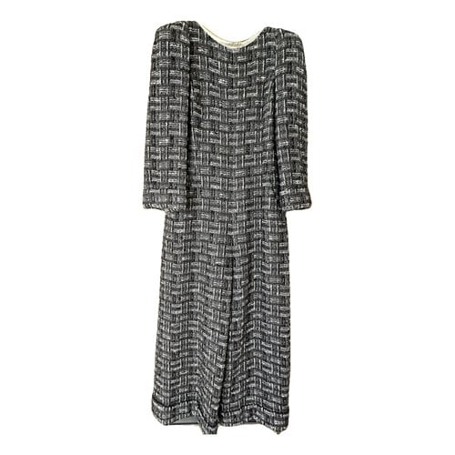 Pre-owned Chanel Wool Jumpsuit In Grey
