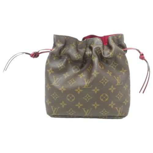 Pre-owned Louis Vuitton Leather Clutch In Brown
