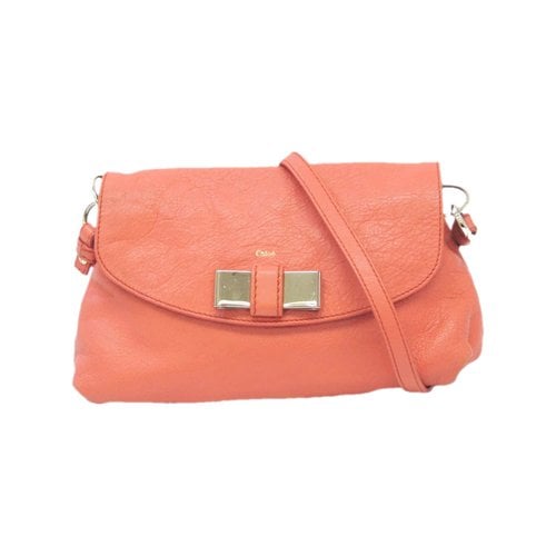 Pre-owned Chloé Leather Handbag In Pink