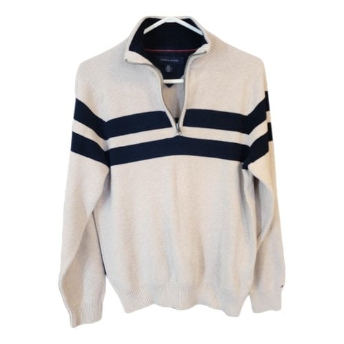 Pre-owned Tommy Hilfiger Pull In Beige