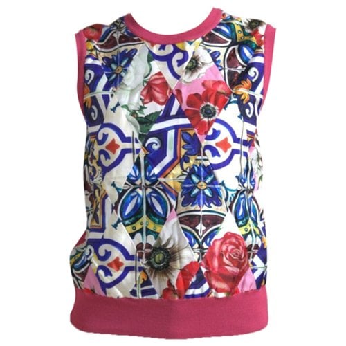 Pre-owned Dolce & Gabbana Cashmere Vest In Multicolour
