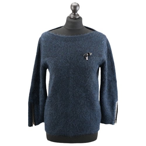 Pre-owned Louis Vuitton Wool Sweatshirt In Blue