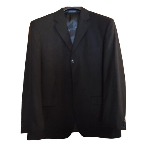 Pre-owned Giorgio Armani Wool Jacket In Black