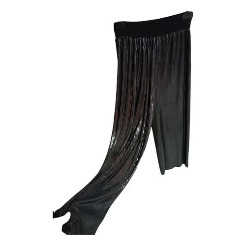 Pre-owned Compagnia Italiana Trousers In Black