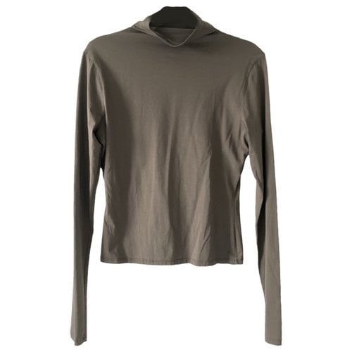 Pre-owned Lemaire Jersey Top In Brown