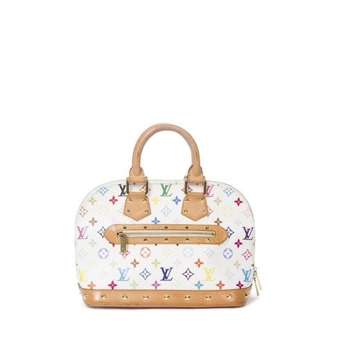 Pre-owned Louis Vuitton Handbag In White