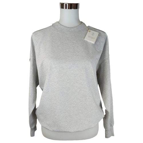 Pre-owned Brunello Cucinelli Sweatshirt In Grey