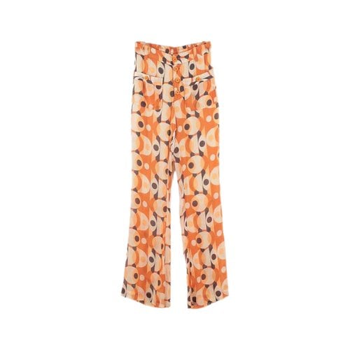 Pre-owned Swildens Trousers In Orange