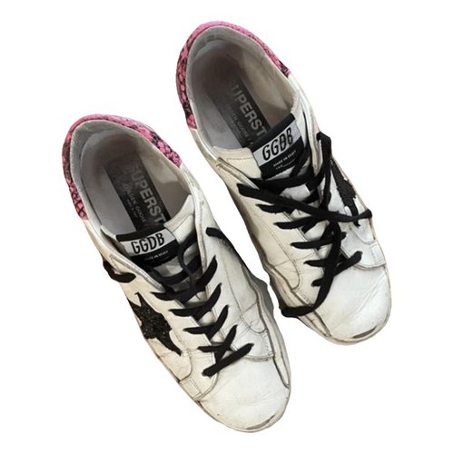 Pre-owned Golden Goose Superstar Leather Trainers In Other