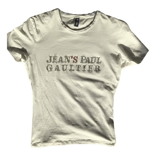 Pre-owned Jean Paul Gaultier T-shirt In White