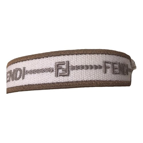 Pre-owned Fendi Signature Cloth Bracelet In Other