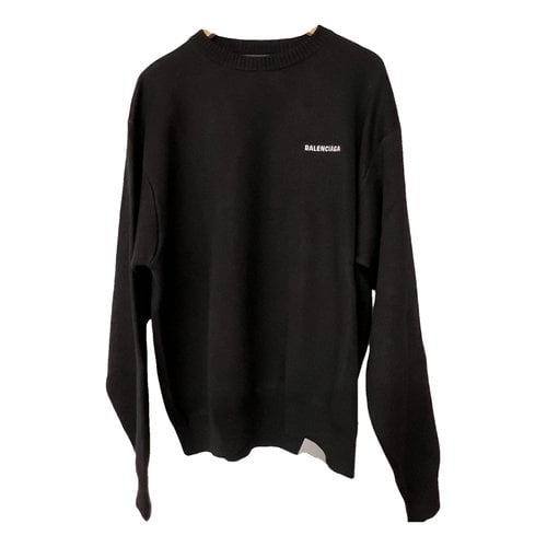 Pre-owned Balenciaga Knitwear & Sweatshirt In Black