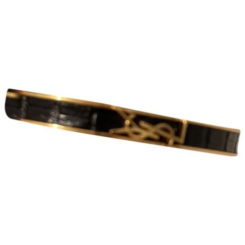 Pre-owned Saint Laurent Bracelet In Black