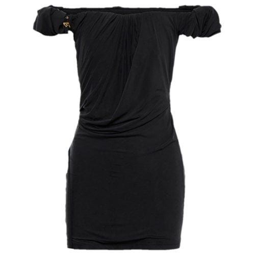 Pre-owned Jacquemus Silk Mini Dress In Black
