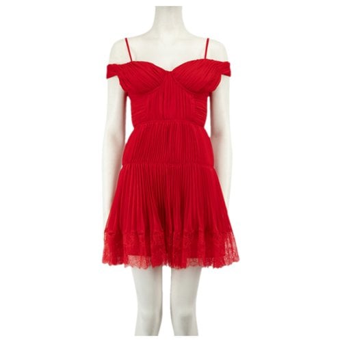 Pre-owned Self-portrait Dress In Red