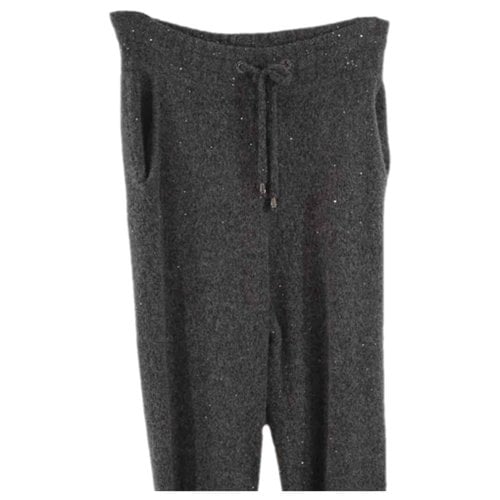 Pre-owned Max & Moi Cashmere Trousers In Grey