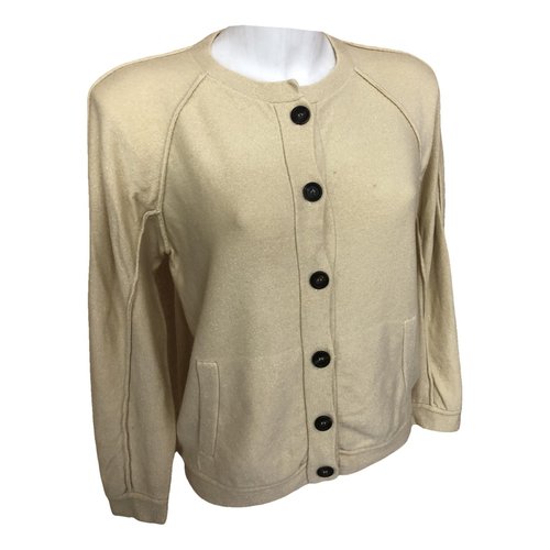 Pre-owned Brunello Cucinelli Cashmere Cardigan In Yellow