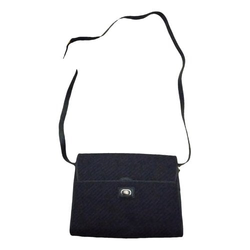 Pre-owned Emilio Pucci Leather Handbag In Navy