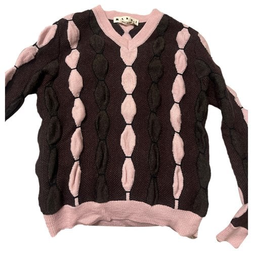Pre-owned Marni Wool Jumper In Multicolour