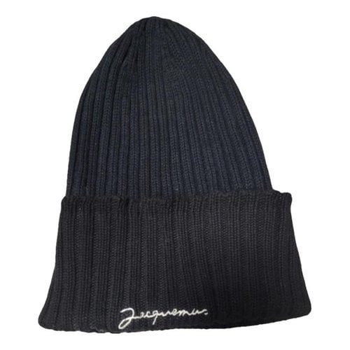 Pre-owned Jacquemus Beanie In Black