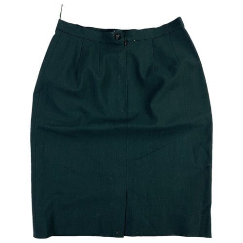 Pre-owned Ferragamo Mid-length Skirt In Green