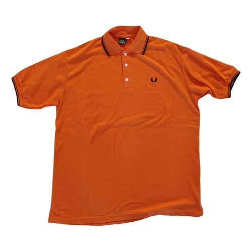 Pre-owned Fred Perry T-shirt In Orange