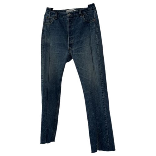 Pre-owned Eb Denim Slim Jeans In Blue