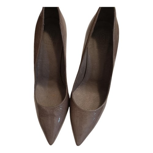 Pre-owned Aniye By Leather Heels In Grey