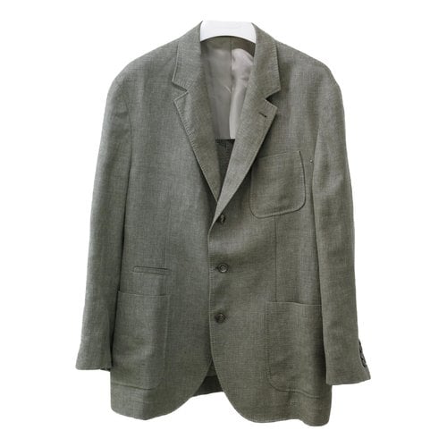 Pre-owned Brunello Cucinelli Linen Jacket In Green