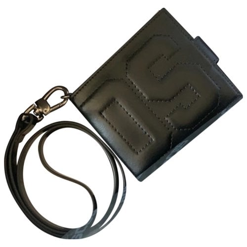 Pre-owned Gcds Leather Small Bag In Black