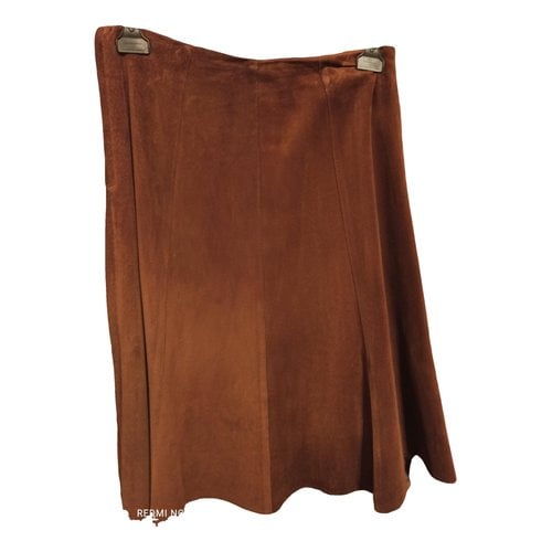 Pre-owned Braccialini Skirt In Camel