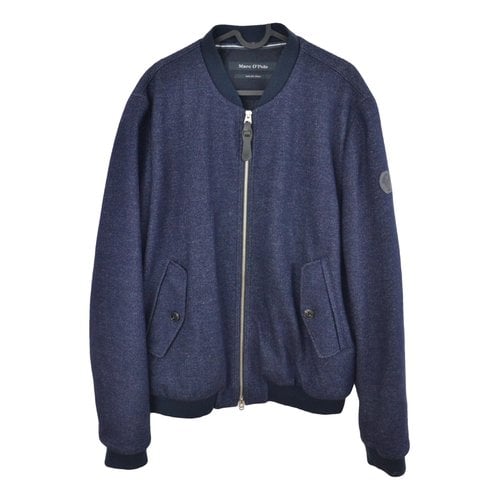 Pre-owned Marc O'polo Wool Jacket In Navy
