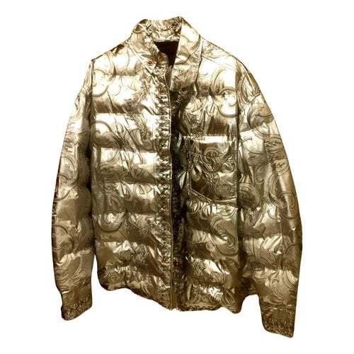 Pre-owned Versace Jacket In Silver