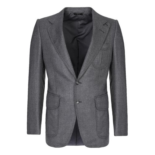 Pre-owned Tom Ford Silk Jacket In Grey